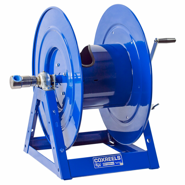 CoxReels 1175-6-135 Hand Crank Hose Reel, 1" I.D., 135'