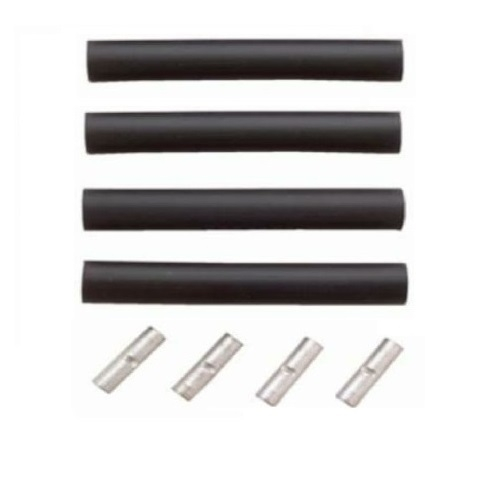 Merrill 1214K38344 #10-12-14 Black Wire Splice Kit, 4 Crimp, 4 Tube