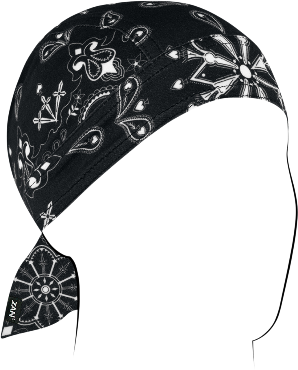 ZAN HEADGEAR SportFlex‚Â® Flydanna‚Â® - Black Paisley ZL101