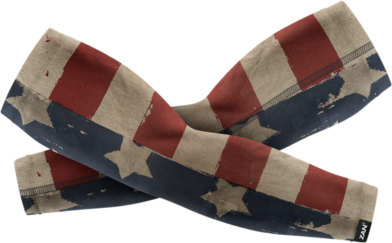 ZAN HEADGEAR SportFlex¢â€žÂ¢ Arm Sleeves - Patriot - Large AL408LG