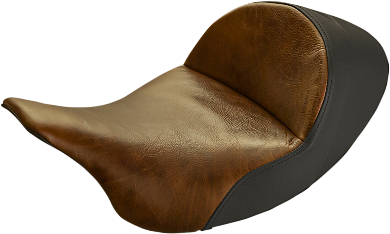 SADDLEMEN Lariat Solo Seat - Brown - FL 808-07B-0041L
