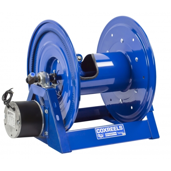 CoxReels 1275HPL-4-12-E Hand Crank Electrical Motor Hose Reel, 1/4"