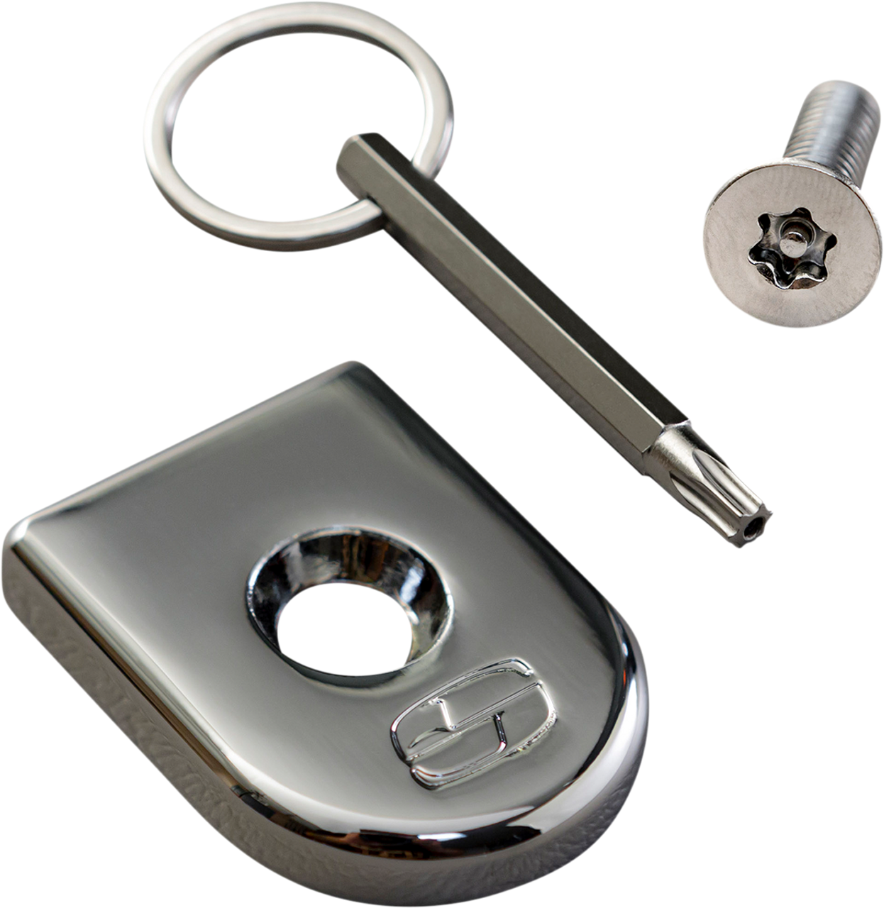 SADDLEMEN Security Seat Screw - Chrome 8910C