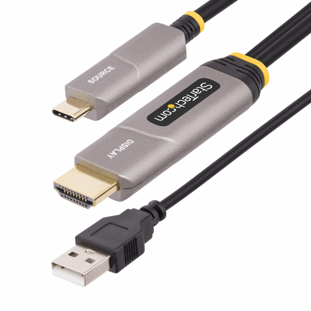 StarTech 145B-USBC-HDMI4K-AOC 30ft USB-C to HDMI 2.0 Optical Cable