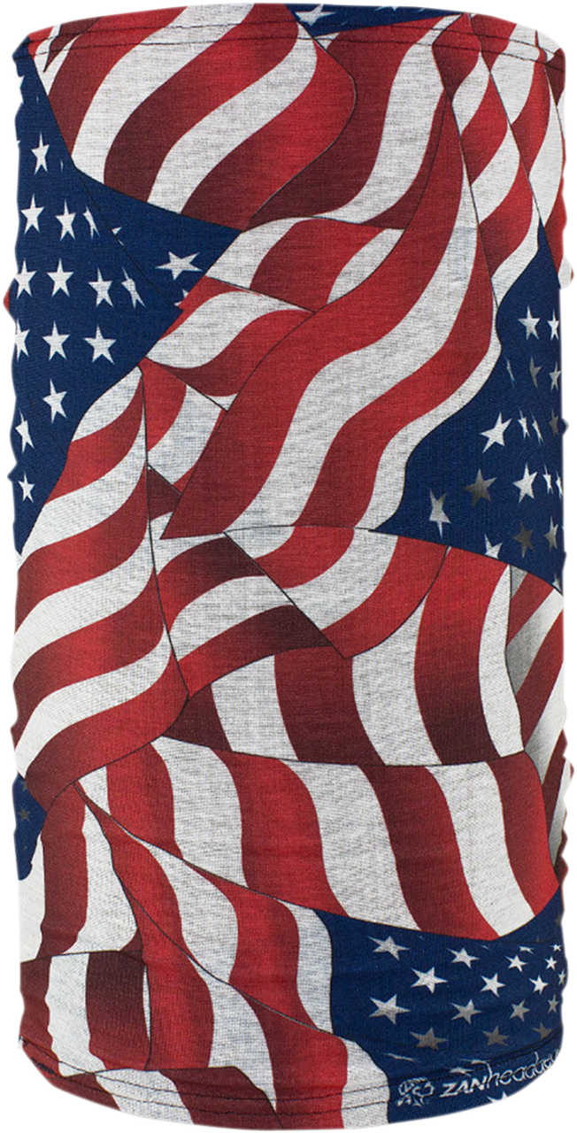 ZAN HEADGEAR Lined Motley Tube - Flag TF265