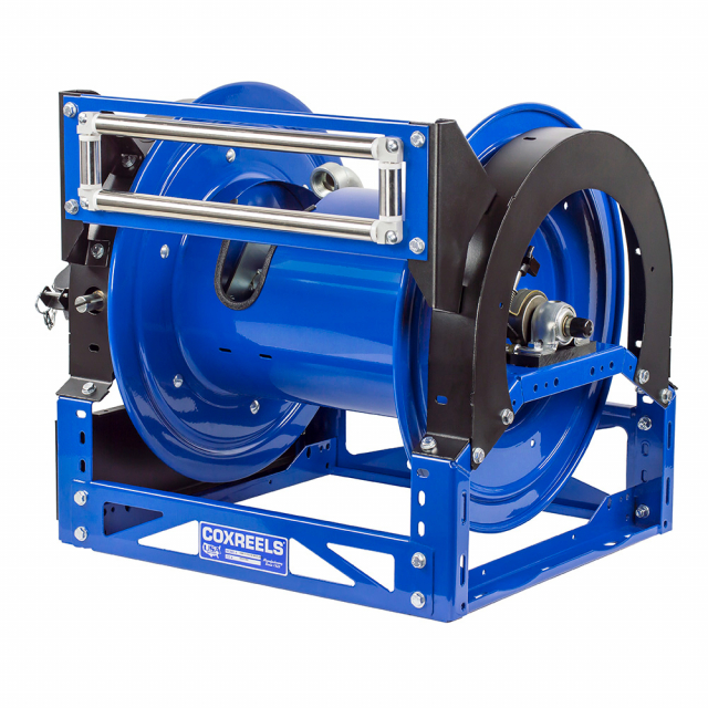CoxReels 1660-0820 Hand Crank Hybrid Frame Hose Reel, 1" I.D., 50'