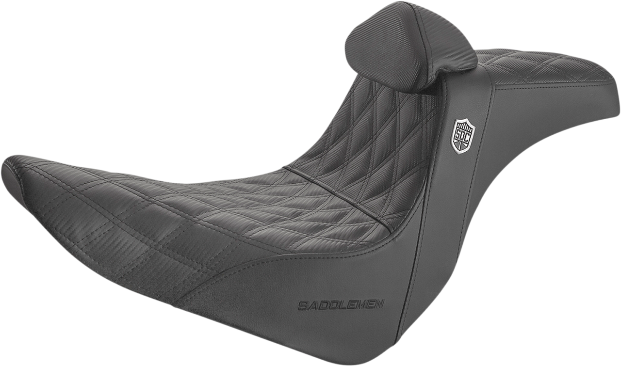 SADDLEMEN SDC Performance Seat - Gripper - Backrest SC81829DBRT
