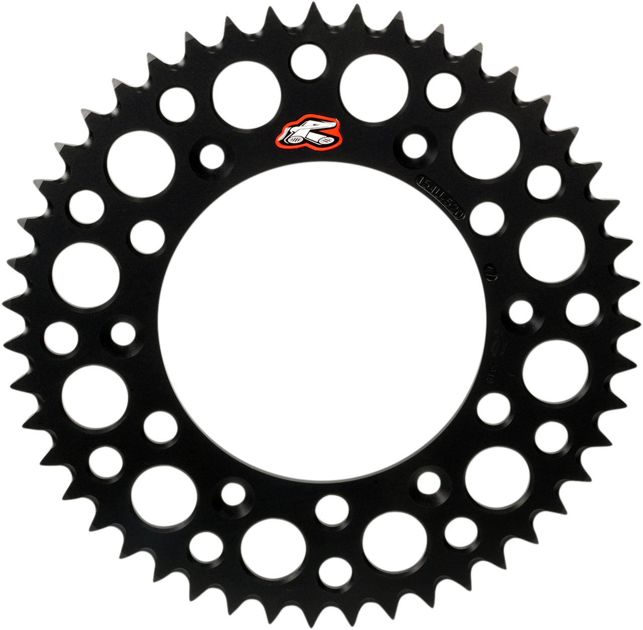Renthal 48-Tooth Black Rear Sprocket for Honda 154U-520-48GRBK