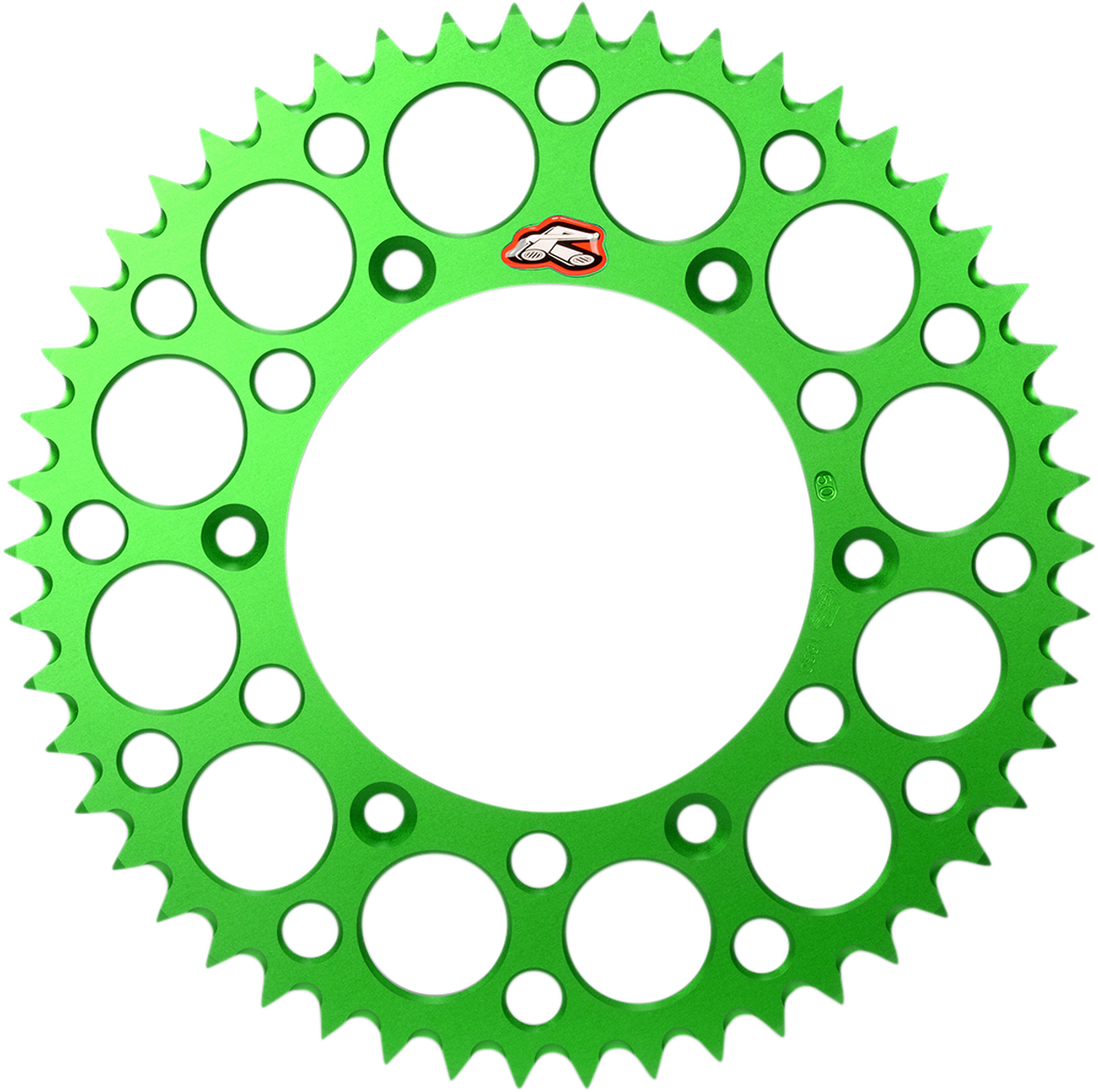 Renthal 50-Tooth Rear Sprocket for Kawasaki 520 Chain Green 112U52050GEGN