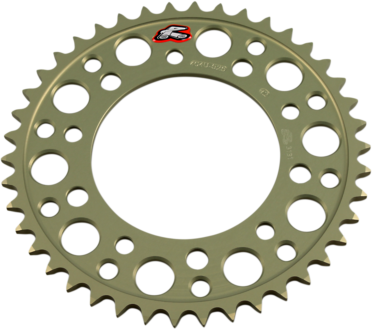 Renthal 42T Ultralight Rear Sprocket for Honda CB600F CB650R CBR650R CMX Rebel 1100 404U-525-42P-HA