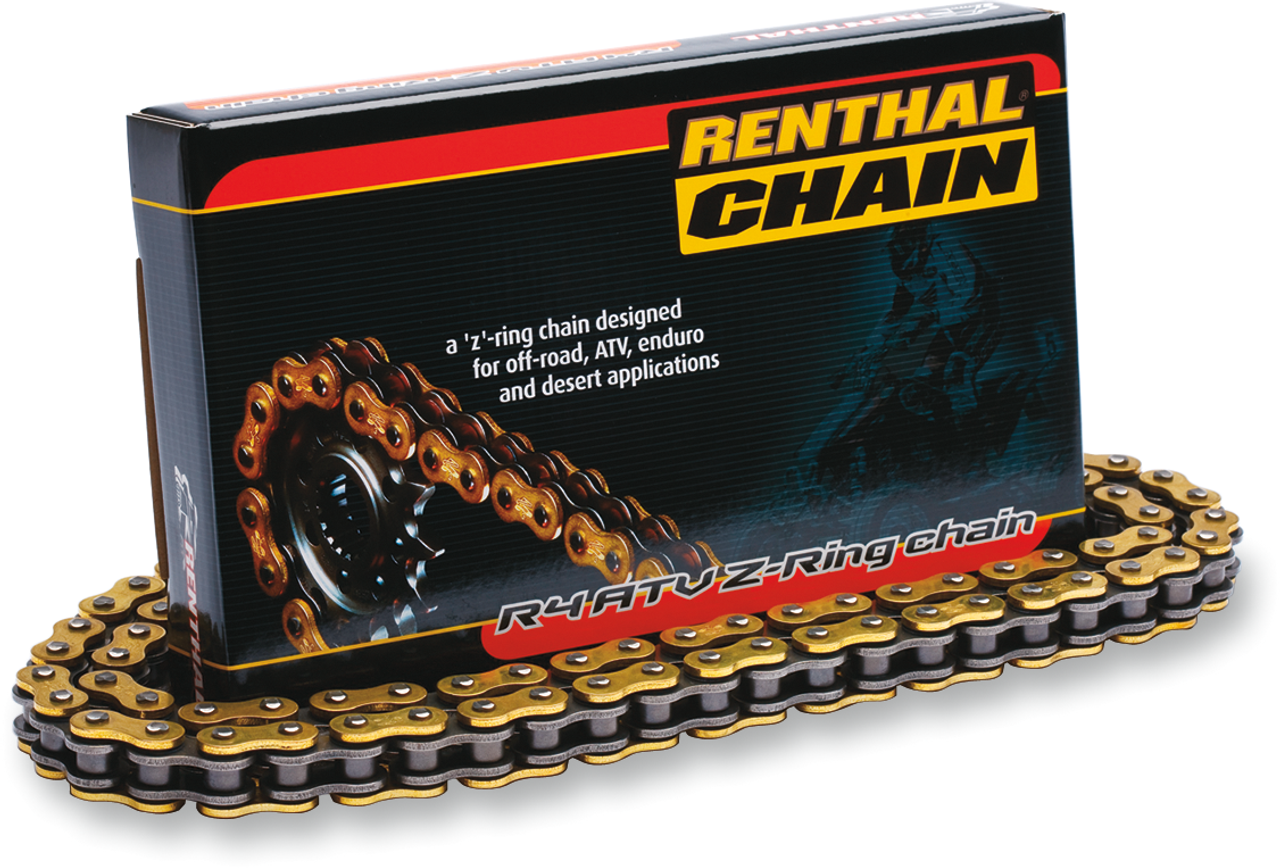 Renthal 520 R4 ATV Z-Ring Chain 120 Links Gold C312