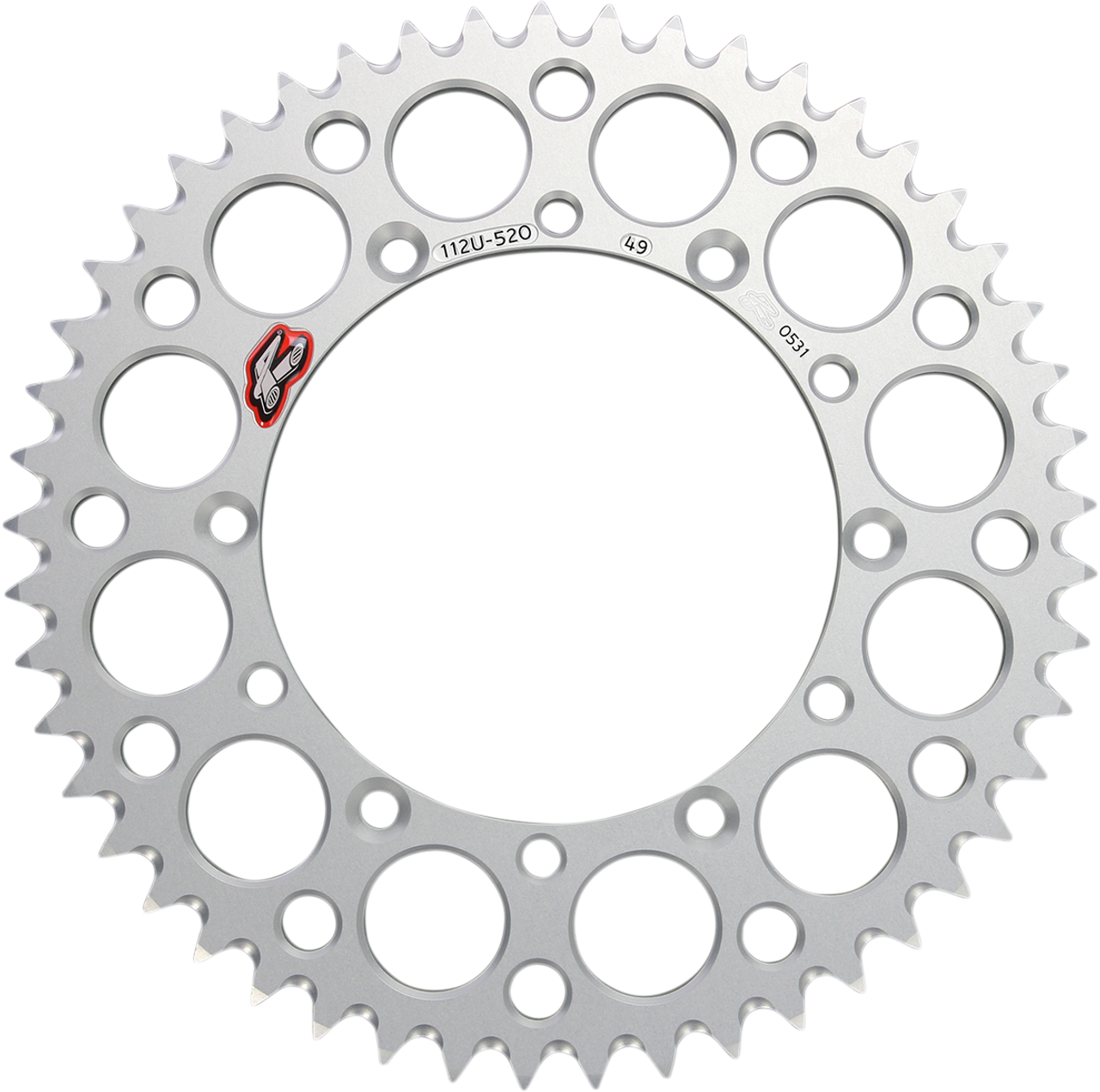 Renthal 49-Tooth Rear Sprocket for Kawasaki 520 Chain Models 112U-520-49GESI