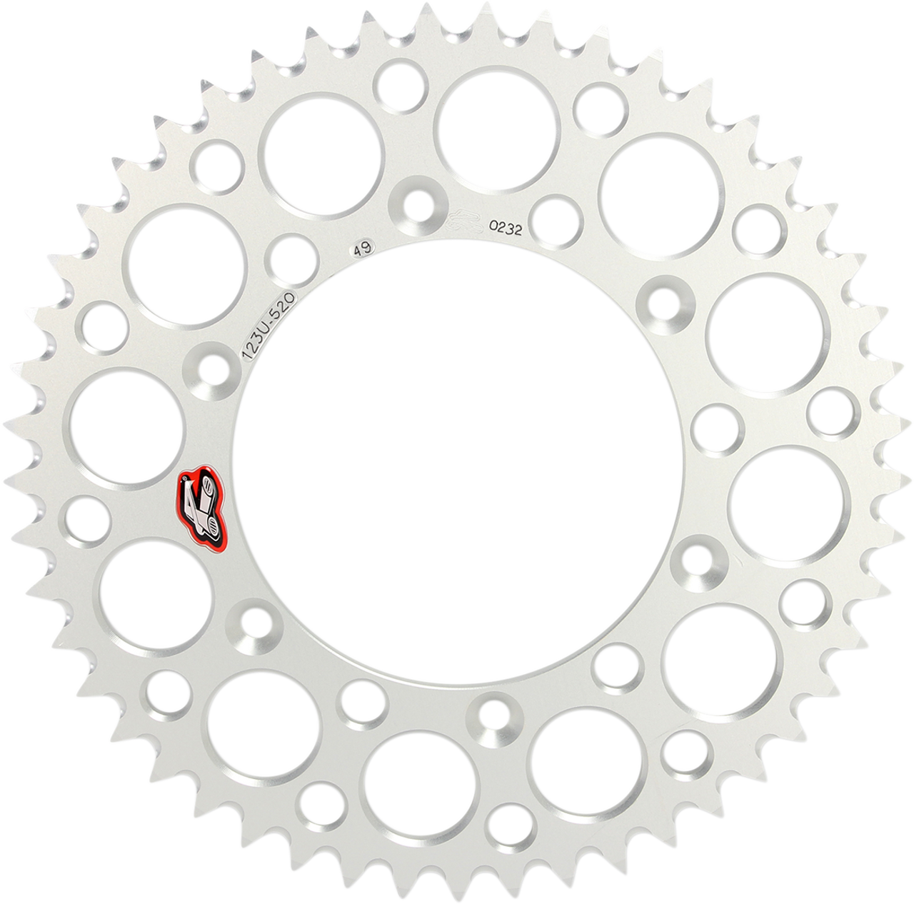 Renthal 49-Tooth Rear Sprocket for Suzuki 123U-520-49GYSI
