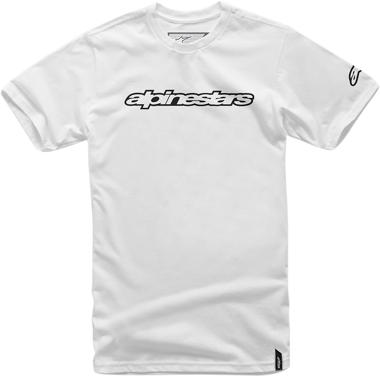 ALPINESTARS Word T-Shirt - White/Black - Large 1036720152010L