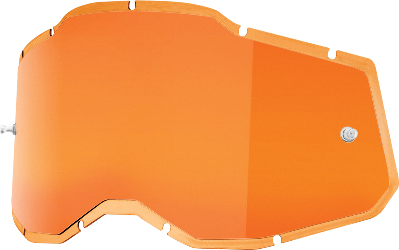 100% Accuri 2/Racecraft 2/Strata 2 Lens - Injected Persimmon 59092-00002