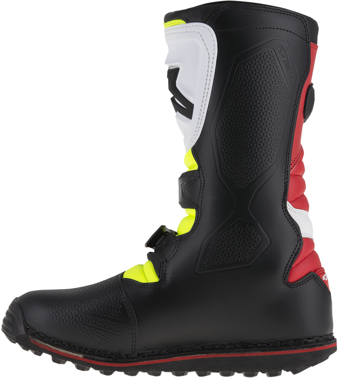 ALPINESTARS Tech-T Boots - White/Red/Yellow Fluorescent/Black - US 8 2004017-2351-8