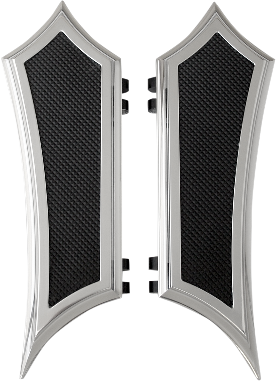 ACCUTRONIX Driver Instigator Floorboards - Chrome FBF01-IC