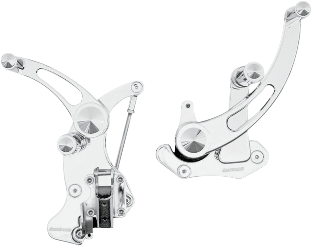 ACCUTRONIX Forward Control - Slotted - Chrome - '14+ FLH FC405-SSC