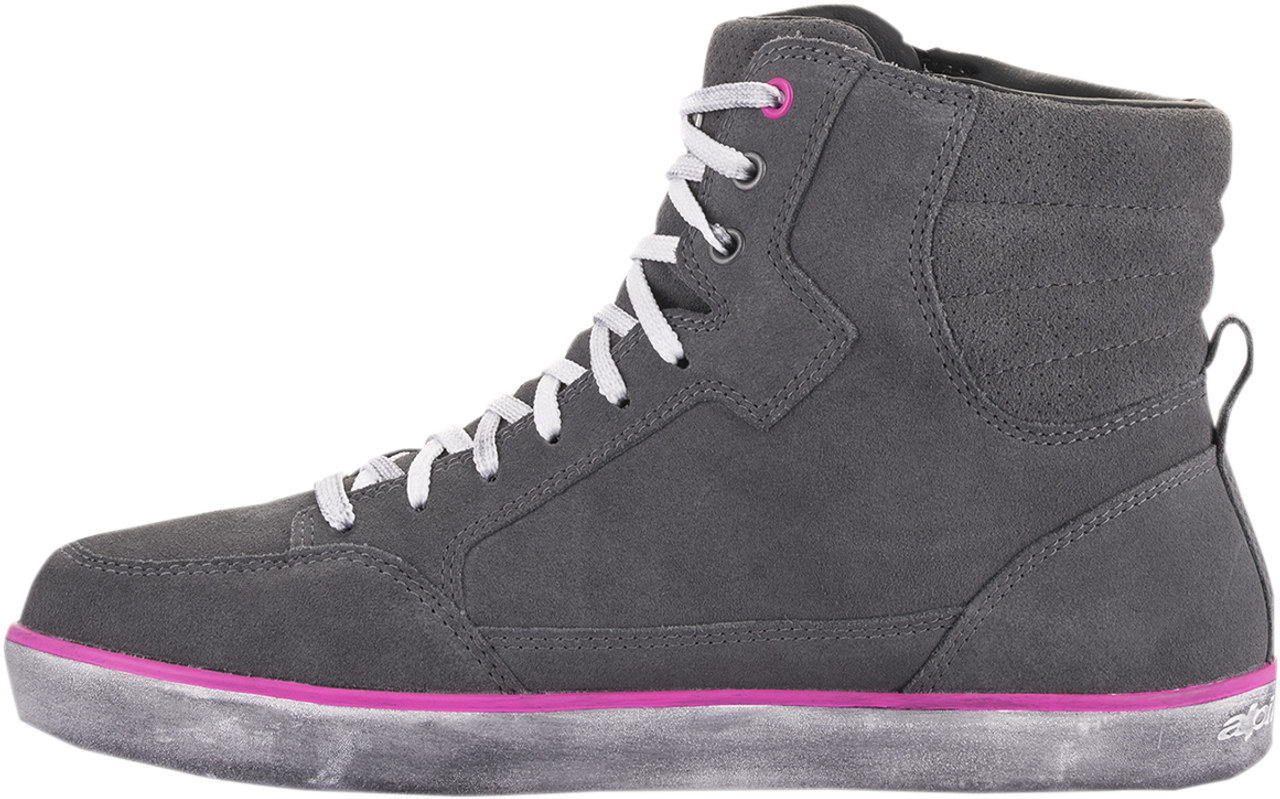 ALPINESTARS J-6 Waterproof Women's Shoes - Gray/Pink - US 8 254222090958