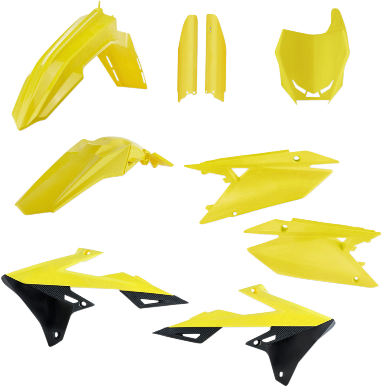 ACERBIS Full Replacement Body Kit - Fluorescent Yellow/Black - RMZ450 2686554310