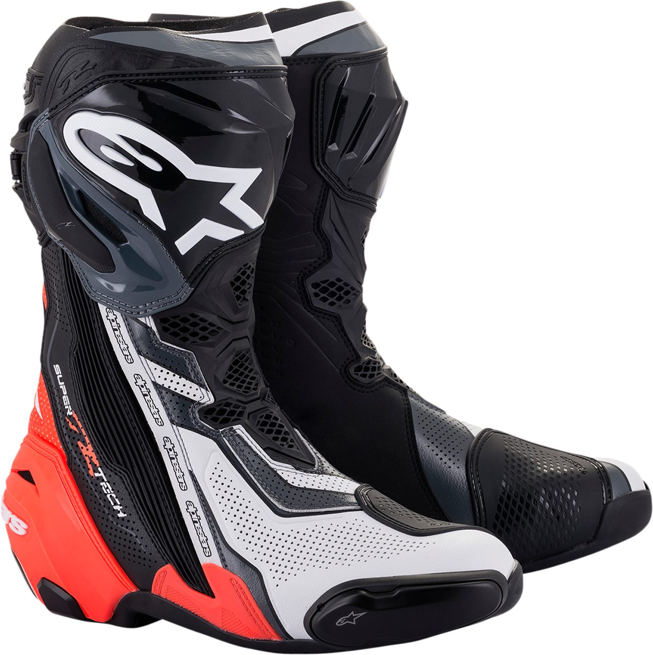 ALPINESTARS Supertech V Boots - Black/Red/White/Gray - US 7.5 / EU 41 2220121-1329-41