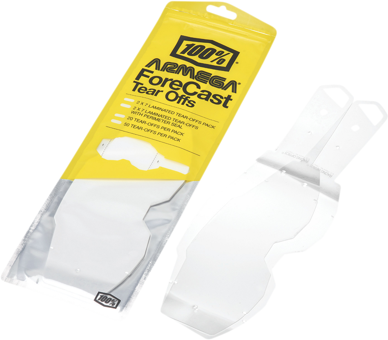 100% Armega Forecast Tear-Offs - Standard - 20 Pack 59065-00001