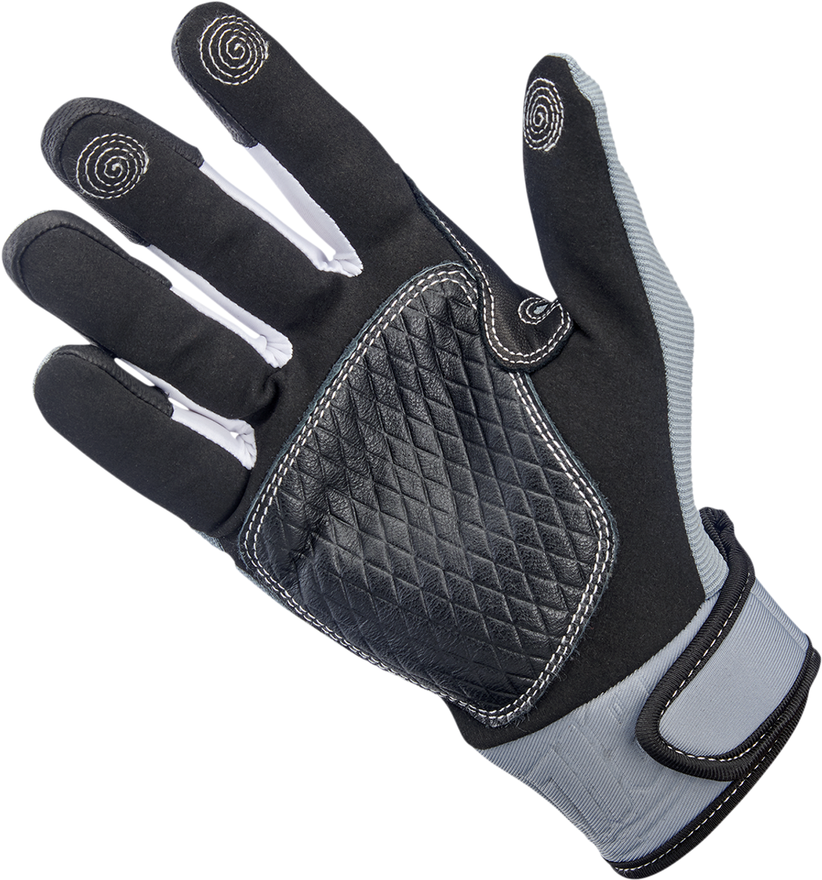BILTWELL Baja Gloves - Gray/Black - XL 1508-1101-305
