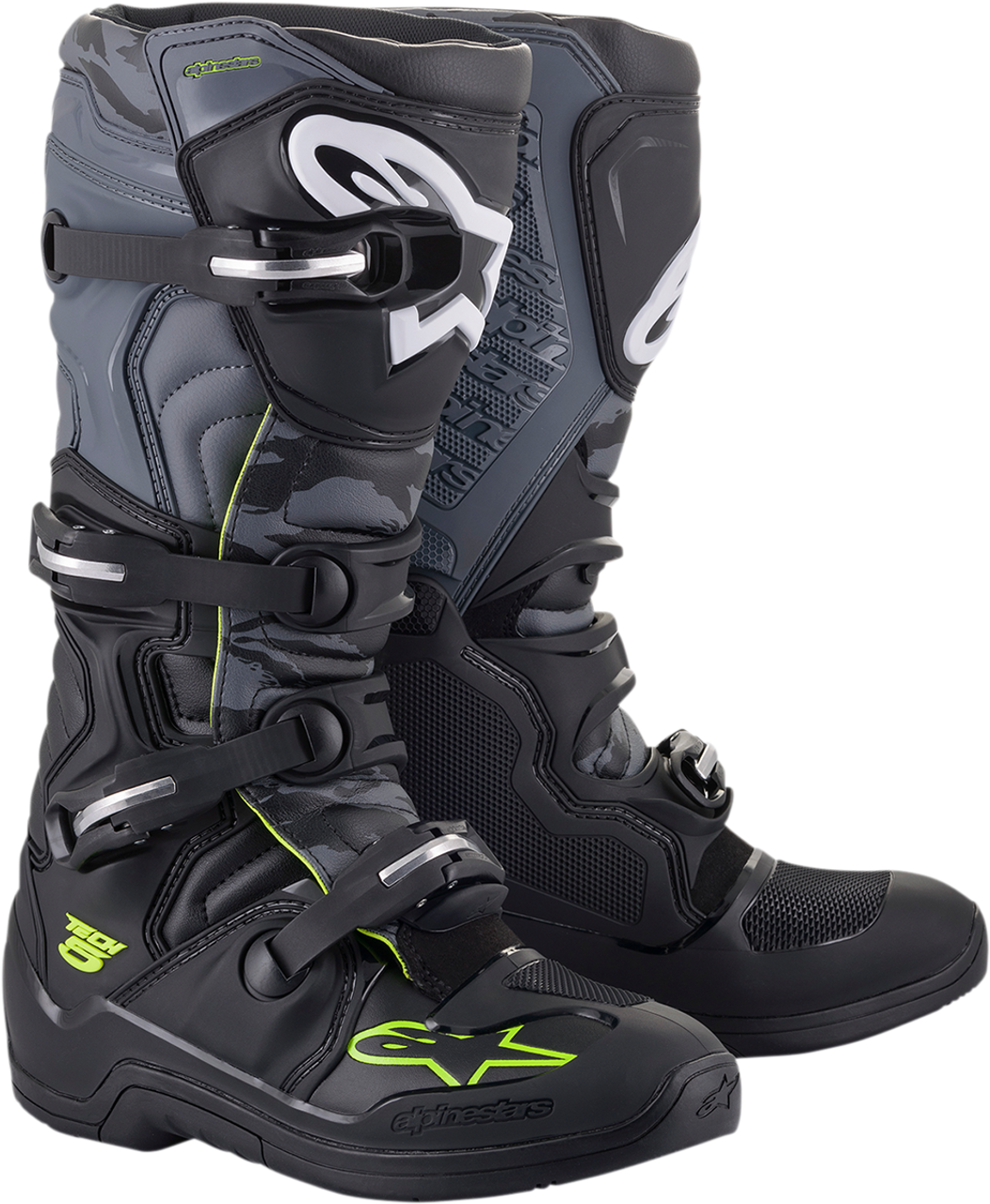 ALPINESTARS Tech 5 Boots - Black/Gray/Yellow Fluorescent - US 13 2015015-1055-13