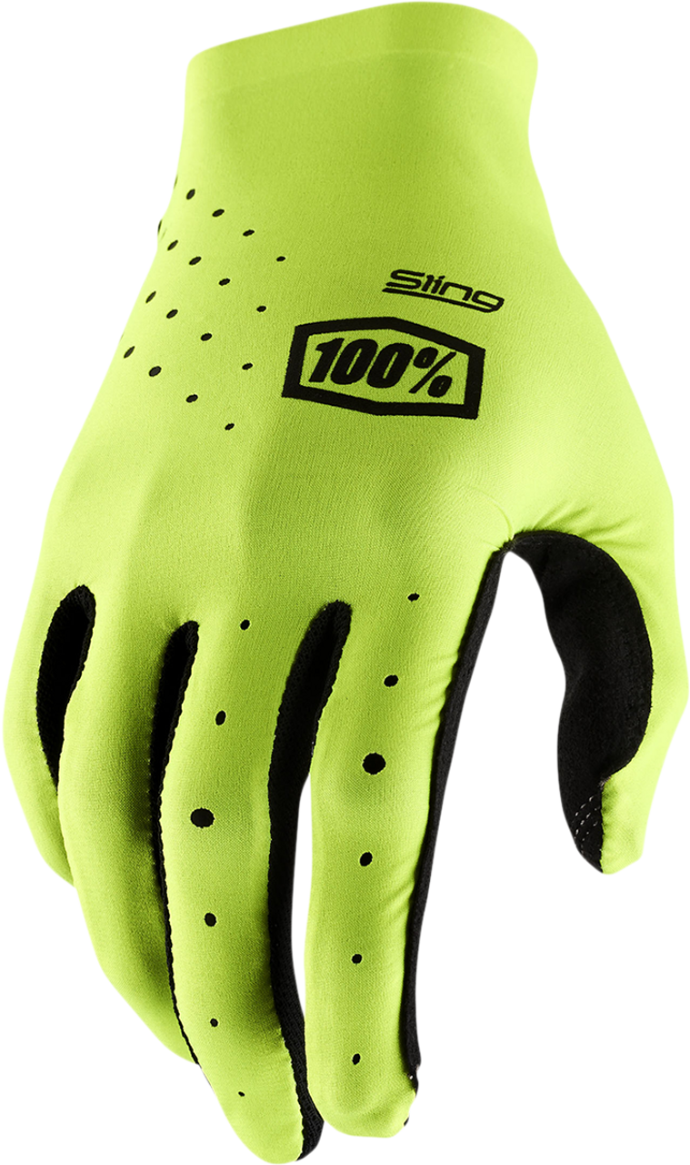 100% Sling MX Gloves - Fluorescent Yellow - XL 10023-00008