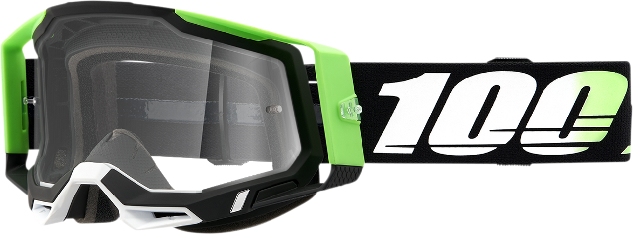 100% Racecraft 2 Goggles - Kalkuta - Clear 50009-00006