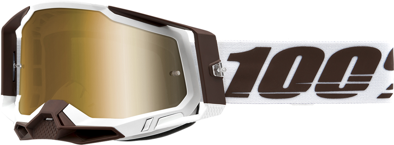 100% Racecraft 2 Goggles - Snowbird - True Gold 50010-00007