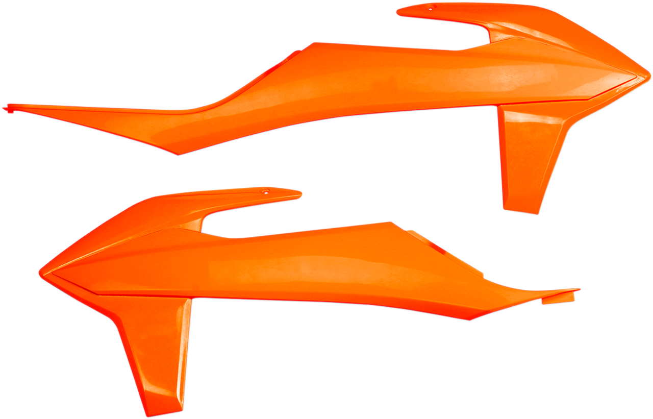 UFO Radiator Shrouds - SX/SX-F - Fluorescent Orange KT04092FFLU