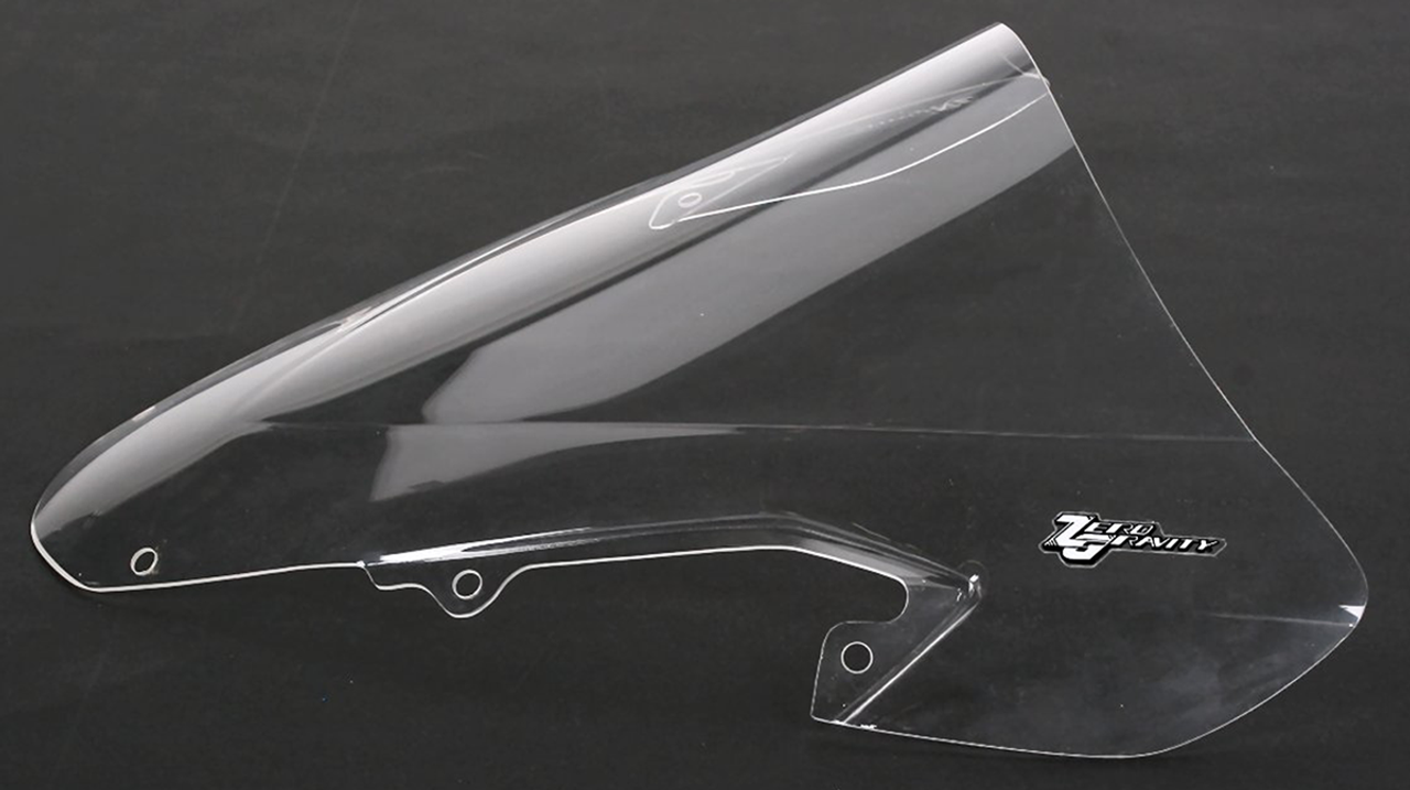 ZERO GRAVITY Double Bubble Windscreen - Clear - GSXR1 16-107-01