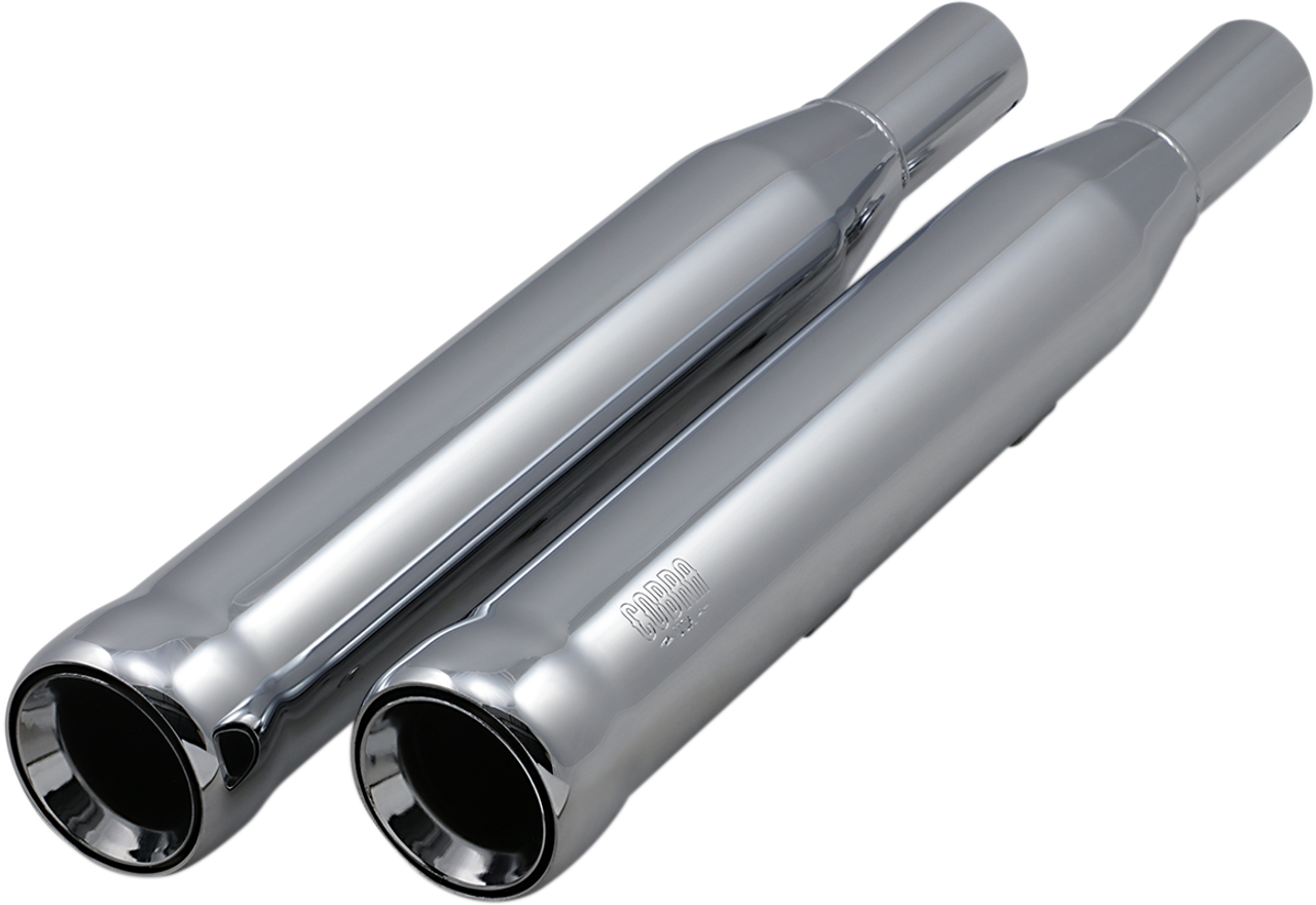 COBRA 3" Neighbor Hater Mufflers for '04-'13 XL - Chrome 6085