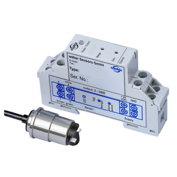 Weber Sensors 3506 + 3022.30/10 Mini Vent-Captor Sensor, 0 - 10 m/s