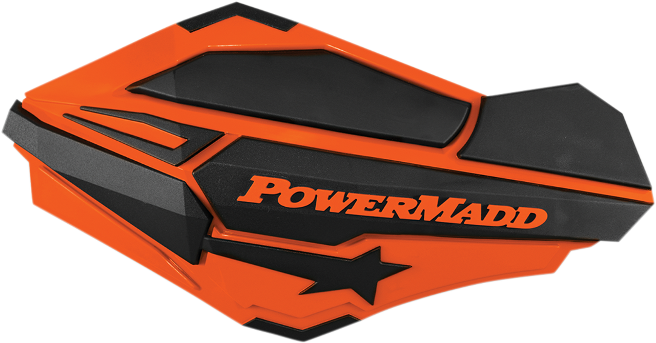 PowerMadd Cobra Handguards Orange/Black 34405