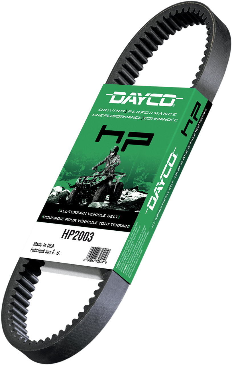 Dayco HP High-Performance Drive Belt for 2003 Kawasaki KVF360 Prairie 4x4 HP2019