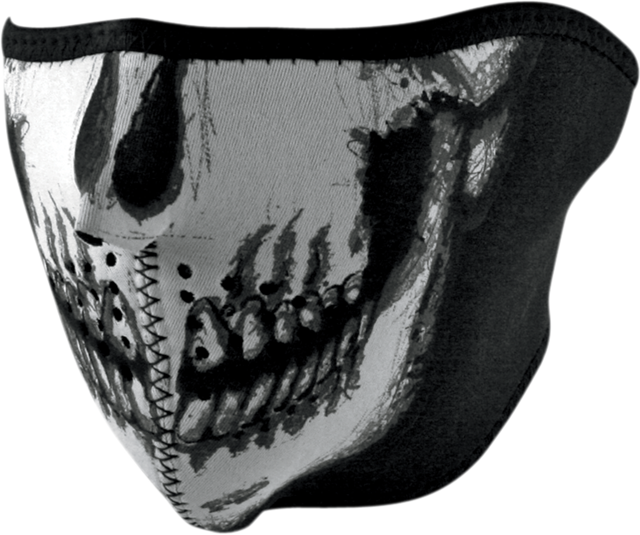 ZAN HEADGEAR Half Mask - Glow Skull Face WNFM002HG