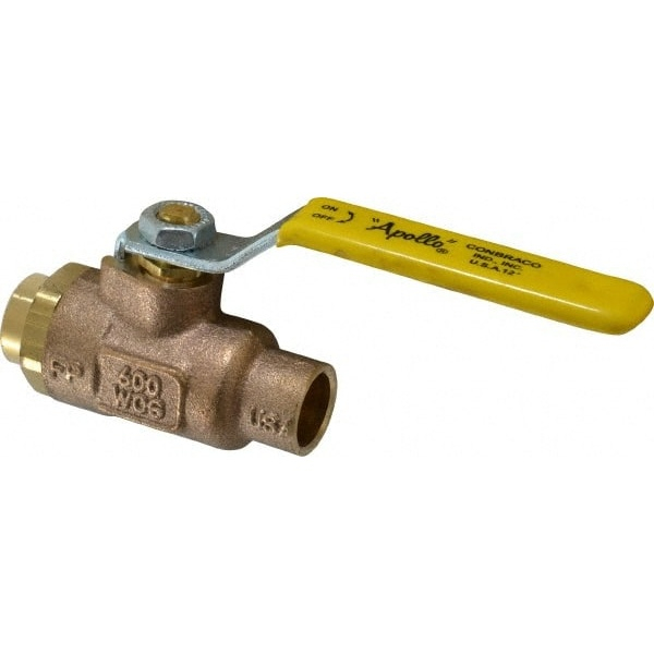 Apollo 70-203-01 1/2" Pipe, Standard Port, Bronze Standard Ball Valve