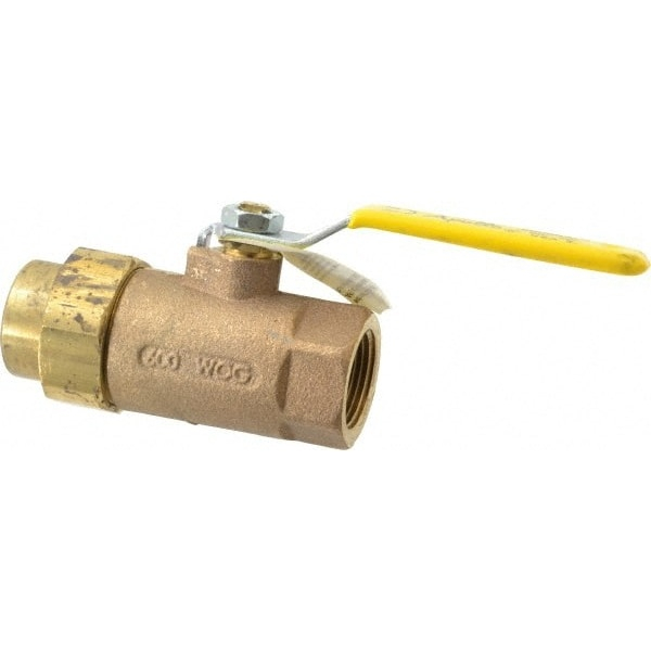 Apollo 70-305-01 1" Pipe, Bronze Single Union Ends Ball Valve