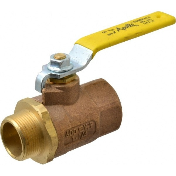 Apollo 7080601 1-1/4" Pipe, Standard Port, Bronze Standard Ball Valve