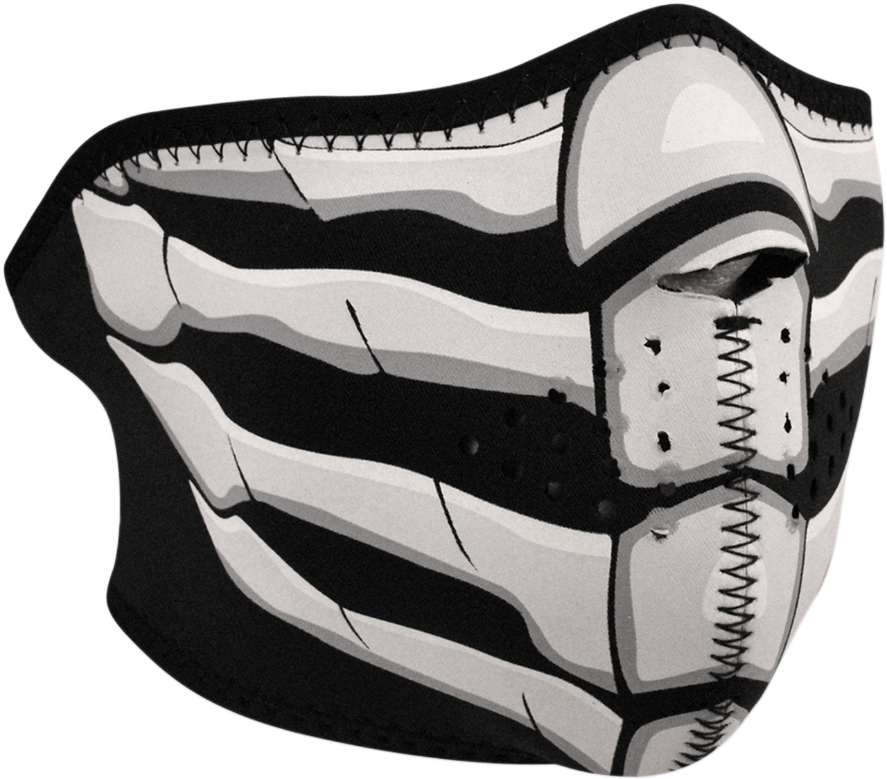 ZAN HEADGEAR Half Mask - Bonebreath Glow WNFM168HG