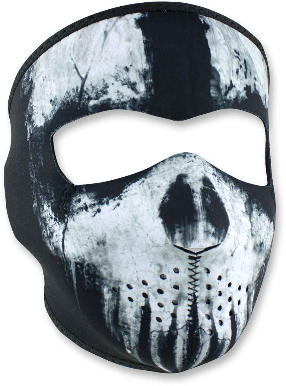 ZAN HEADGEAR Full-Face Mask - Ghost Skull WNFM409