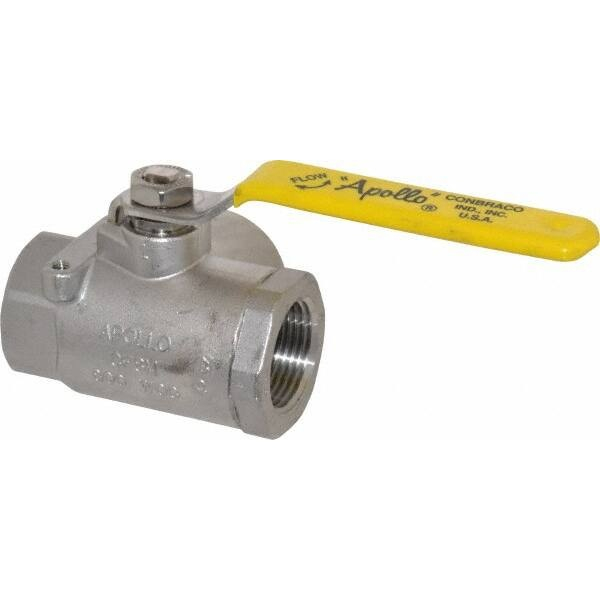 Apollo 76-605-01A 1" Pipe, Stainless Steel Standard Ball Valve