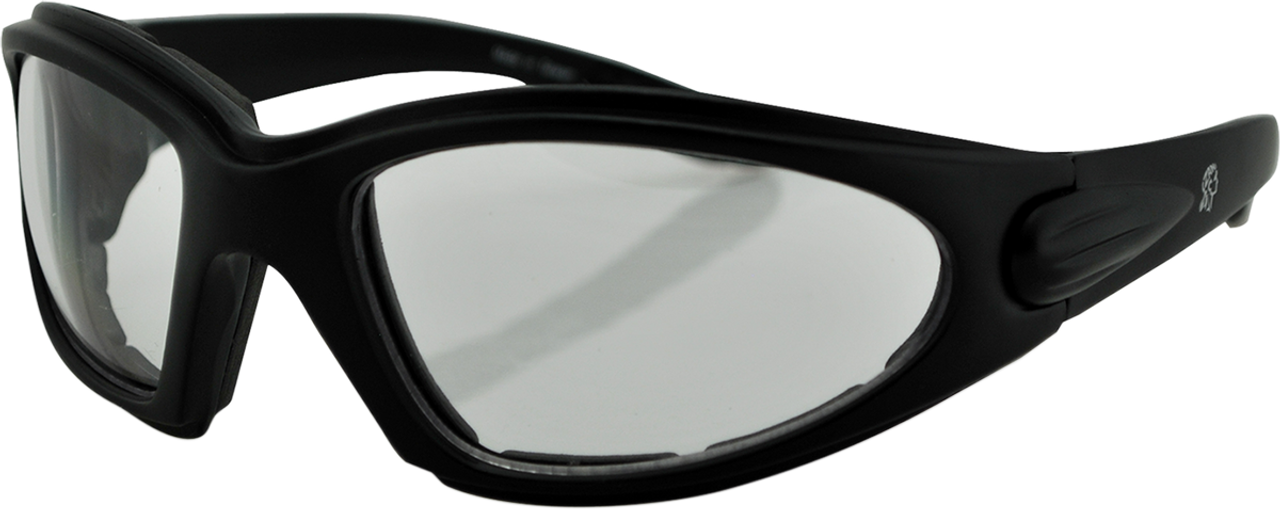 ZAN HEADGEAR Texas Sunglasses - Black - Clear EZTX001C