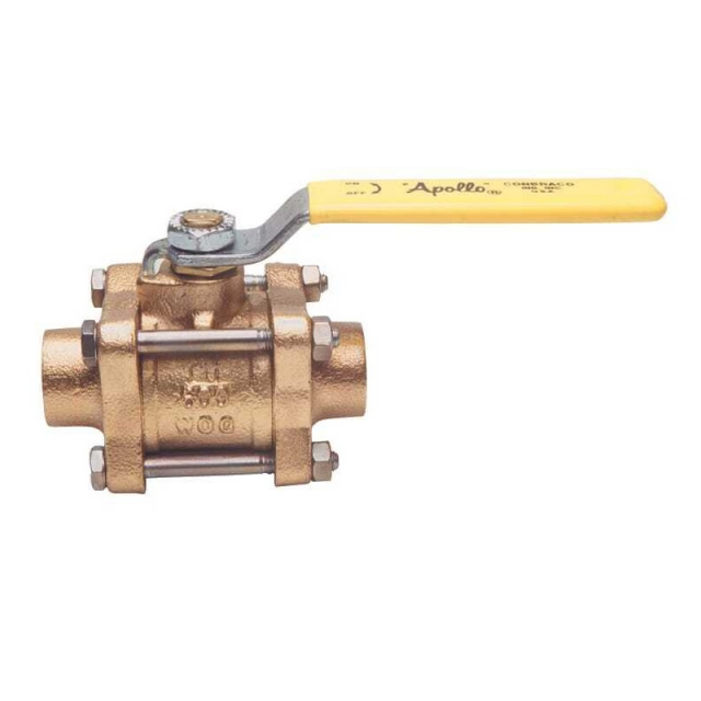 Apollo 82-206-01 1-1/4" Pipe, Full Port, Bronze Standard Ball Valve