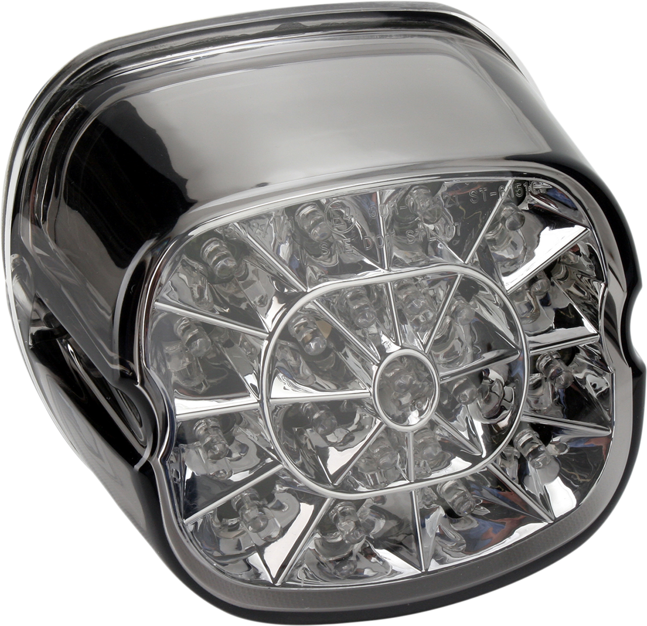 DRAG SPECIALTIES Tailight - Smoke - Bottom Tag 161274