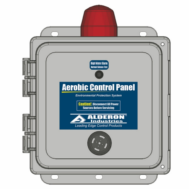 Alderon A20000 Aerobic Single Phase Simplex (2) CB: Alarm and Pump