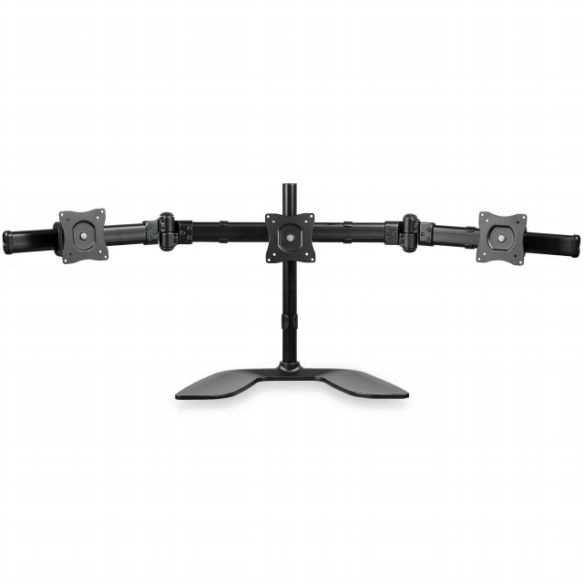 StarTech ARMBARTRIO2 Triple-Monitor Desktop Stand for up to 27"