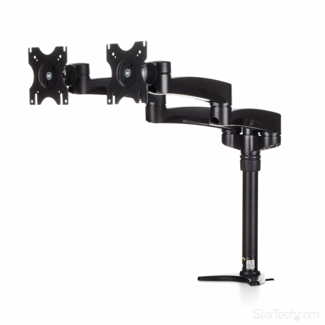 StarTech ARMDUAL Desk-Mount Dual Monitor Arm For up to 24" Displays